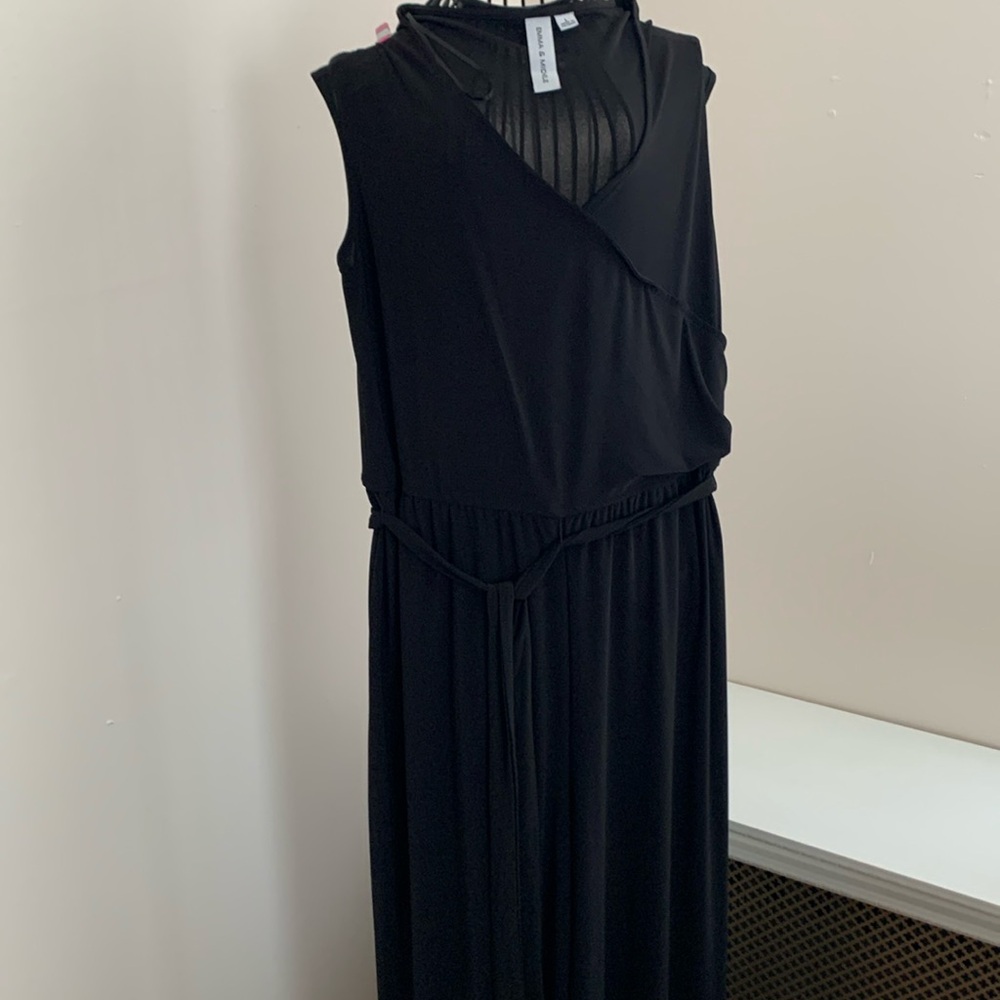 Emma & Michele L black jumpsuit